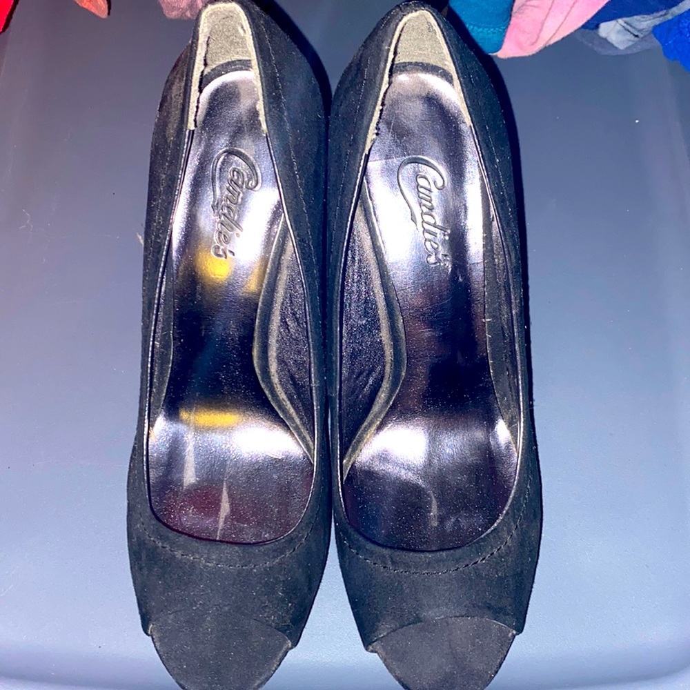 Candies Black High Heels